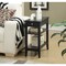Convenience Concepts American Heritage Three Tier End Table with Drawer, Black